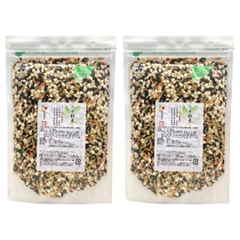 20 Mixed Grain Rice, 20 Millet Rice, 13.4 oz (380 g) x 2 Bags ★ Compact ★ 20 Kinds of Millet Rice Cultivated without Chemical Additives and Chemical Fertilizers Free. Ingredients: 1 pressed barley, 2