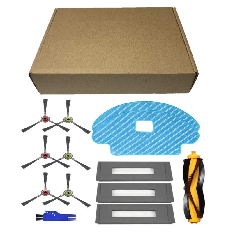 MTKD® Accessory Spare Parts Kit Side Brush, Central Brush, HEPA