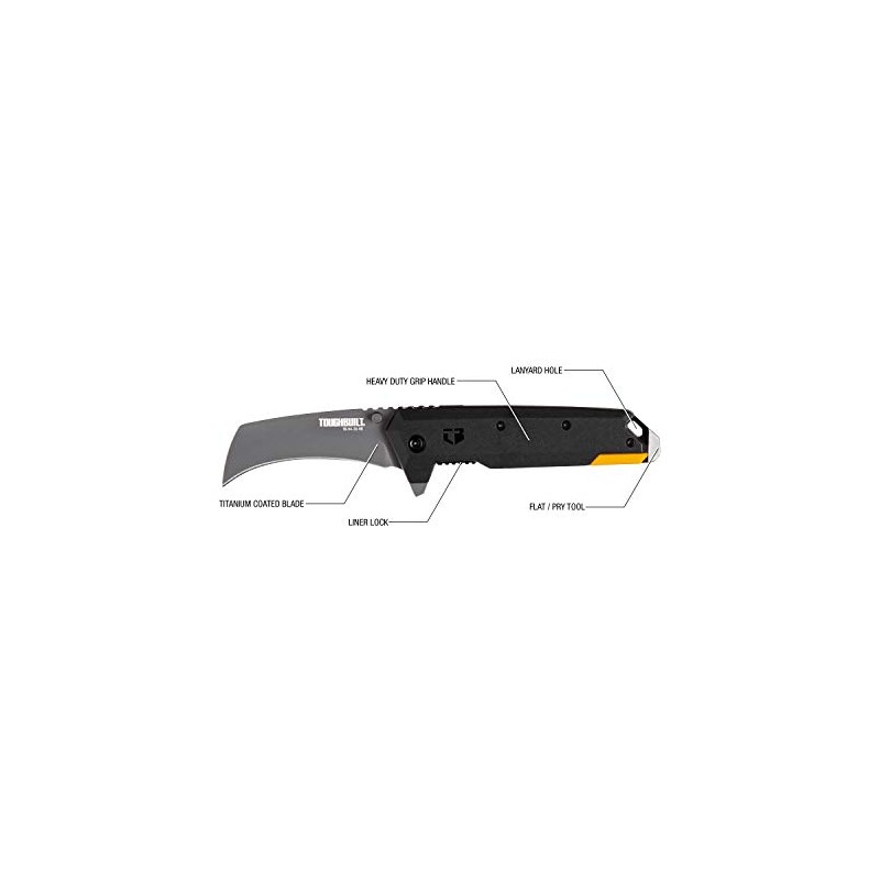 Toughbuilt - Cuchillo plegable Hawkbill (TB-H4-30-HB)