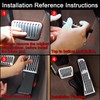 GZJUNFUGJ Anti-Slip Gas Brake Pedal Cover Compatible for Benz C