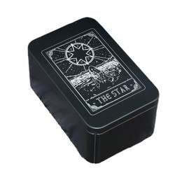 ZHOUSUFEN Metal Game Card Box Playings Tarots Container Storage Case Packing Poker Box Playings Cards Box Empty Candy Storage Case
