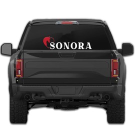 Sonora Mexico Stickers para Trocas Calcomanias para Autos Estilo Ranchero con Caballo Western Decal Mexican Stickers for Trucks and Cars (2" x 8")