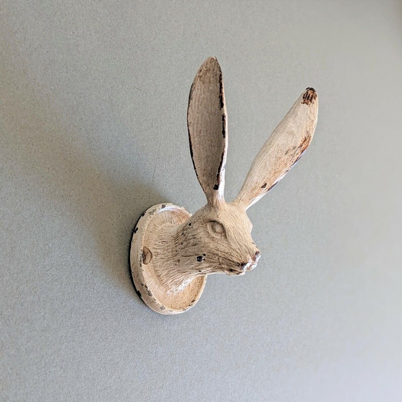 Fyne-Finds Set of 2 Rustic Hare Easter Bunny Coat Hat