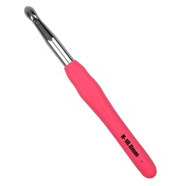 Mdoker Extra Long Crochet Hooks,Large Size N/P/15(10.0mm) Crochet Needles,Ergonomic Grip Soft Handles for Handmade DIY Crocheting,Perfect for Arthritic Hands