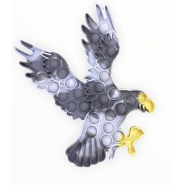 TOYSREX Push pop Bubble Sensory Fidget Toy, Autism Special Needs Stress Reliever Anxiety Relief Toys, Extrusion Bubble Fidget Sensory Toy (Eagle push pop)