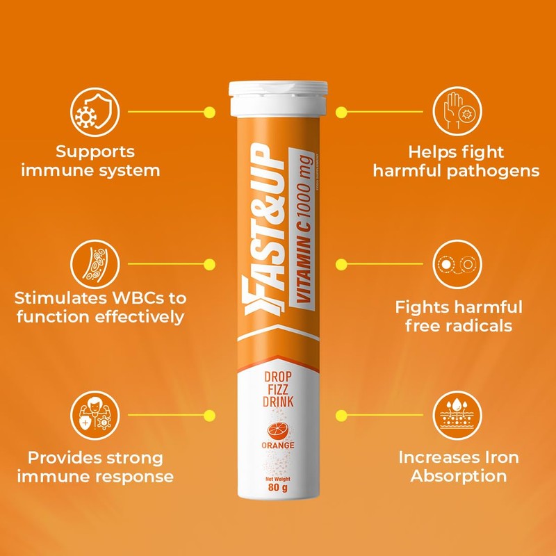 Fast&Up Vitamin C 1000 mg - High Strength - 80