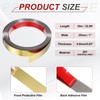 MECCANIXITY Gold Trim Peel and Stick, Self Adhesive Mirror Trim