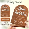 Stofinity Blow Bubbles Wedding Sign Stand - Bubbles For Wedding