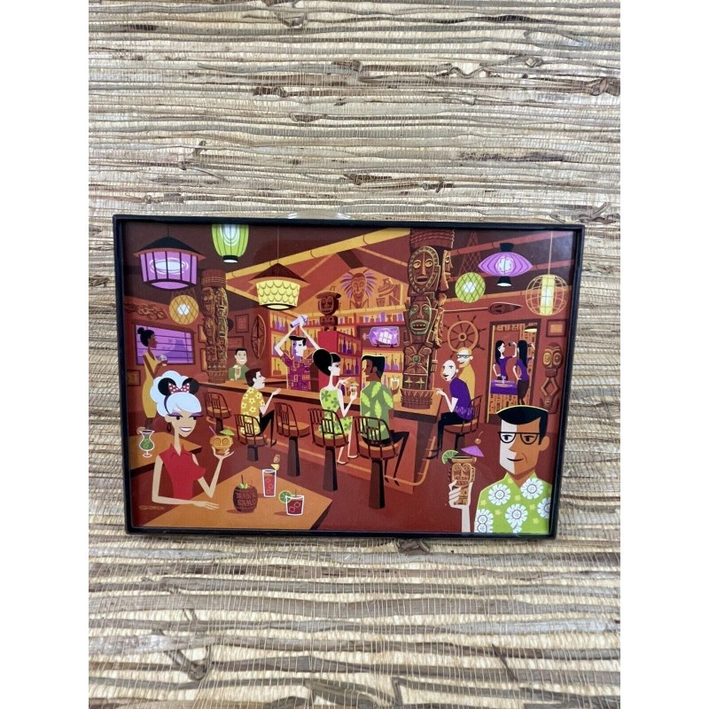 Trader Sam's Shag In the Enchanted Tiki Bar Framed Post