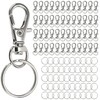 SENJEOK 100 Pcs Swivel Lobster Clasps, 50 Pcs Key Chain