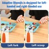 EZ Assistive Adaptive Weighted Utensils Set – Spoon and Fork