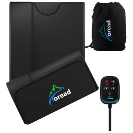 TOREAD PU Far Infrared Sauna Blanket for Relaxation and Detoxification w/Remote