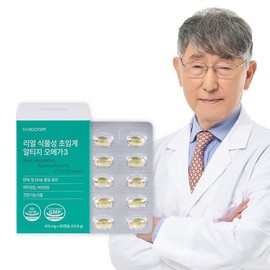 닥터루템 리얼 식물성 초임계 알티지 rTG 오메가3 1박스 Dr. Lutem Real Plant-Based Supercritical RTG Omega-3 1 Box