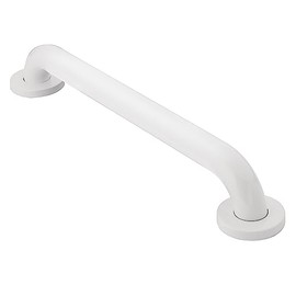 Moen R8930W Bathroom Safety 30-Inch Stainless Steel Bathroom Grab Bar, Glacier White