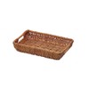 cotta Boiled Willow Tray (S), Tea, 11.8 x 7.9 x 2.4 inches (30 x 20 x 6 cm), S 51549