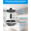 Hibbent Upgraded 3 in 1 Kitchen Sink Drain Strainer and