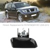 Car Rear Outer Exterior Door Handle Black ABS Replacement for