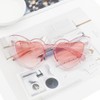 Heart Sunglasses, Heart Shaped Party Sunglasses (Pink)