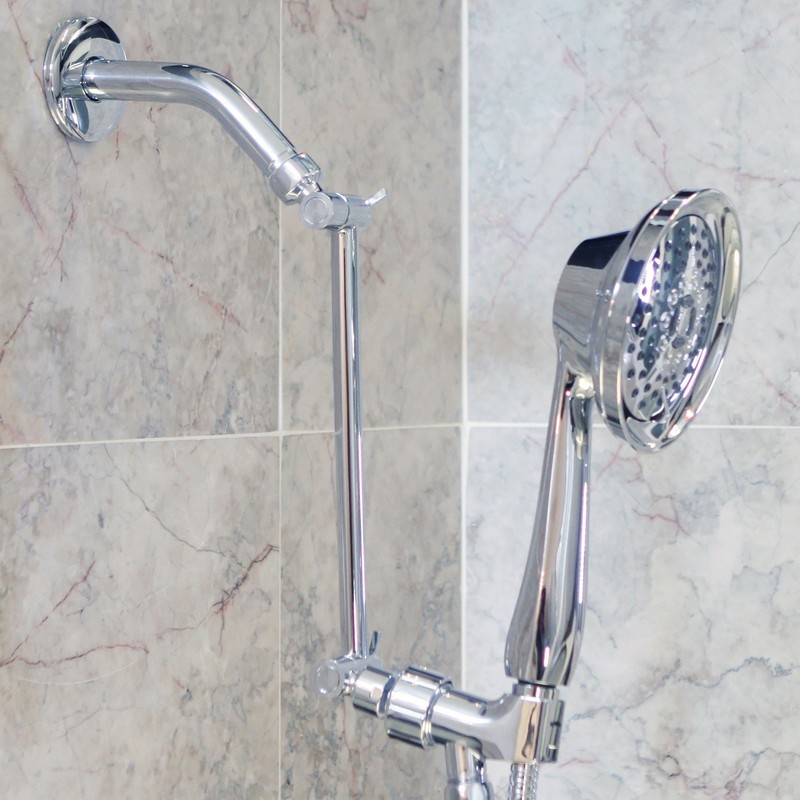 25,4 cm Brazo de Ducha Ajustable - Extensor de Latón