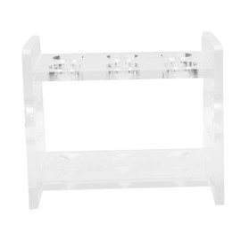 ULTECHNOVO Clear Acrylic Test Tube Rack Sockets Laboratory Tube Holder for Easy Insertion and Observation for Research Classroom and Party Decorations