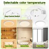 hykolity 2 Pack 9 Inch Selectable CCT LED Round Flat
