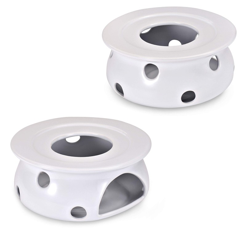 Urban Lifestyle Teapot Warmer Tea Warmer Ceramic (White) Tea Oven