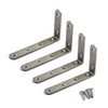 125 x 75 x 3 mm Stainless Steel Angle Connector