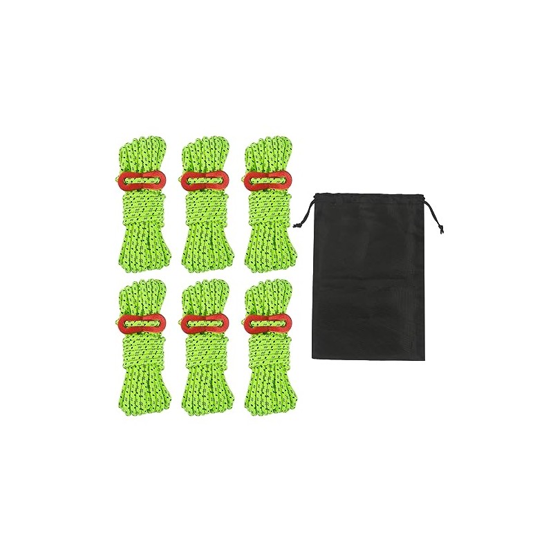 Smithok Ultralight Tent Guy Lines - 16.4ft Adjustable Cords