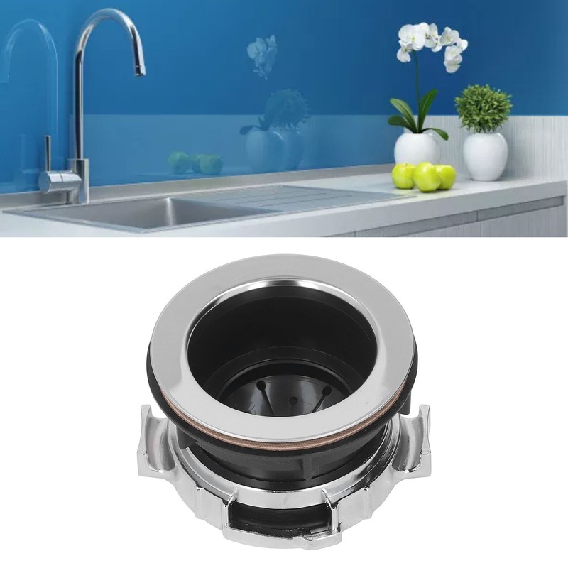 114mm Garbage Disposal Sink Flange Kit with Splash Guard Stainless