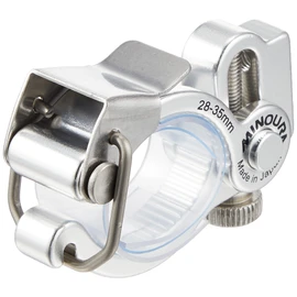 MINOURA SM-2835-2 Multi-purpose Holder, Lightweight, Space Mount (Special Edition/2-Hole Type), Clamp Compatible Diameter: 1.1 - 1.4 inches (28 - 35 mm), Silver
