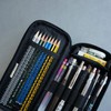 LOONLOON 660 Rainy Pencil Case, Black, Modern