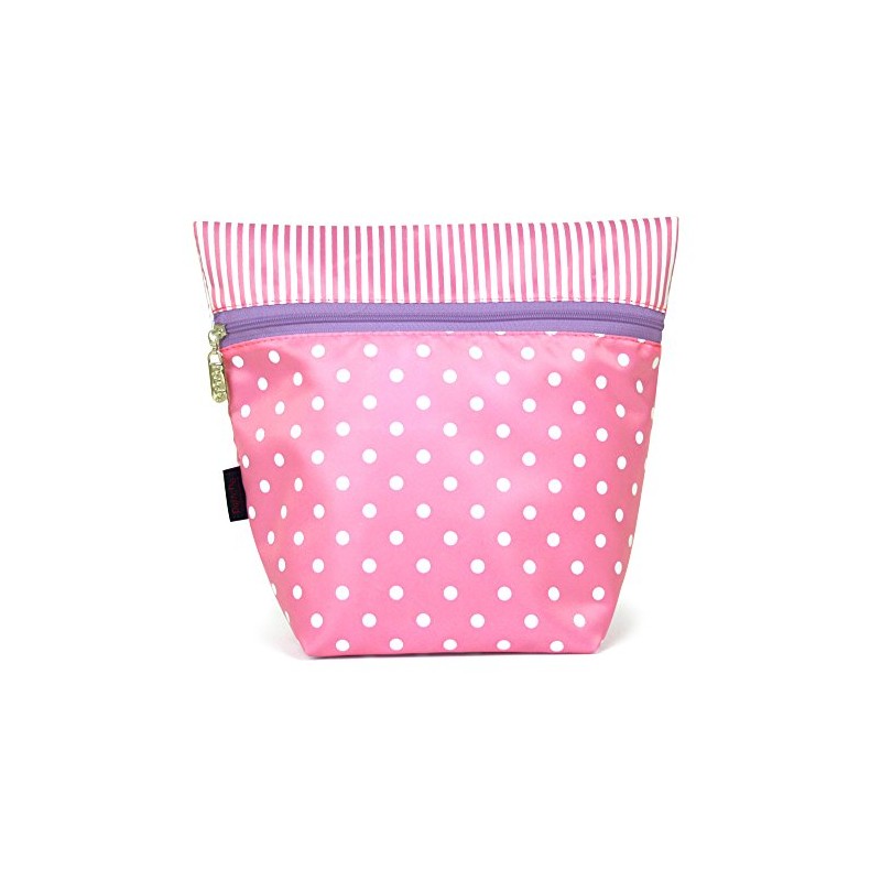 Poche Deodorizing Pouch, Dot Stripe, Pink