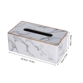 Ciieeo Elegant Marble Tissue Box Desktop Tissue Dispenser Decorative Home Decor