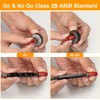 Comfylichi 50 Pcs Nut and Bolt Thread Checker - 27
