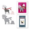 Spellbinders Dashing Reindeer Press Plate, Metal