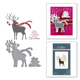 Spellbinders Dashing Reindeer Press Plate, Metal