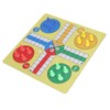 Ludo Chess Set Folding Roll Up Board Game Pad with