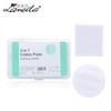 Lamellar Gentle Skincare Combo: Round & Square Makeup Remover Cotton Pads (500 Count) One Size/White 10ea