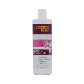 Softto+Plus Eselsmilch-Shampoo – Reparatur, Feuchtigkeit & Glanz für jedes Haar - 400 ml