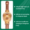 Hong Sen Sight Glass, Moisture Liquid Indicator, 3/8'' ODF Fitting,