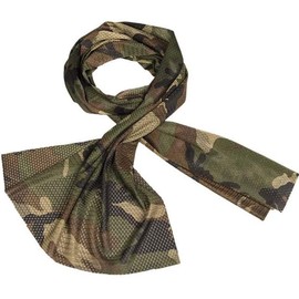 Miltec Woodland Unisex Adult Scarf 190 x 50 cm, Camo, One Size