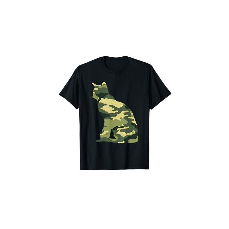 Military Burmese Camo Men Print US Cat Kitty Veteran Gift