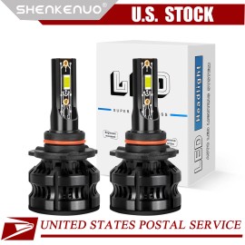 Shenkenuo 9005 HB3 LED Headlight CSP Bulbs Conversion Kit 6000K White