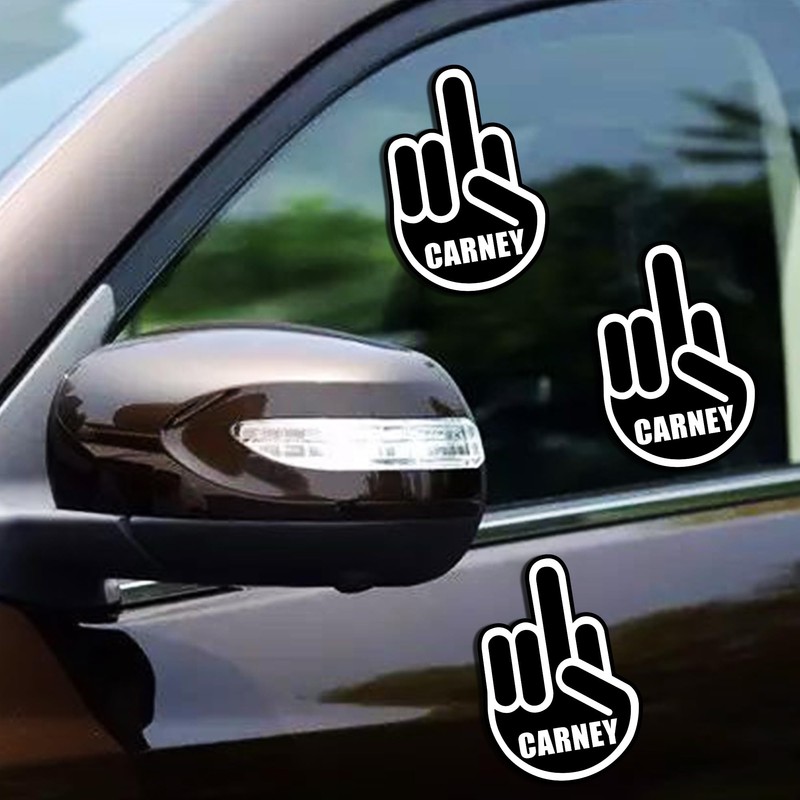 6PCS Creative Bumper Sticker, 15 x 9.9 cm / 5.9