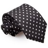 DQT Woven Polka Dot Classic Patterned Fashion Casual Neck Tie