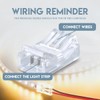 Innfeeltech Pack of 20 Strip Connector Wire Quick Connector for