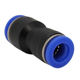 Lumonic I PU Hose Connector Reduction I 12 mm -> 10 mm I Straight I Quick Release I Compressed Air Reduction I Hose Reduction I Pneumatic