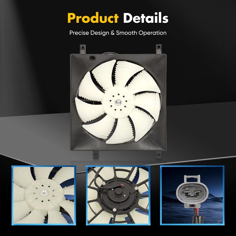 OCPTY Radiator Fan fit for Suzuki SX4 2007-2013