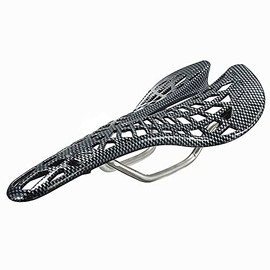Ansimple Saddle, Bicycle, Road Bike, Cross Bike, Mountain Bike, Cycling, Sports Saddle, Spider Saddle, Mesh Saddle, Waterproof, Breathable, Lightweight (Carbon Tone)