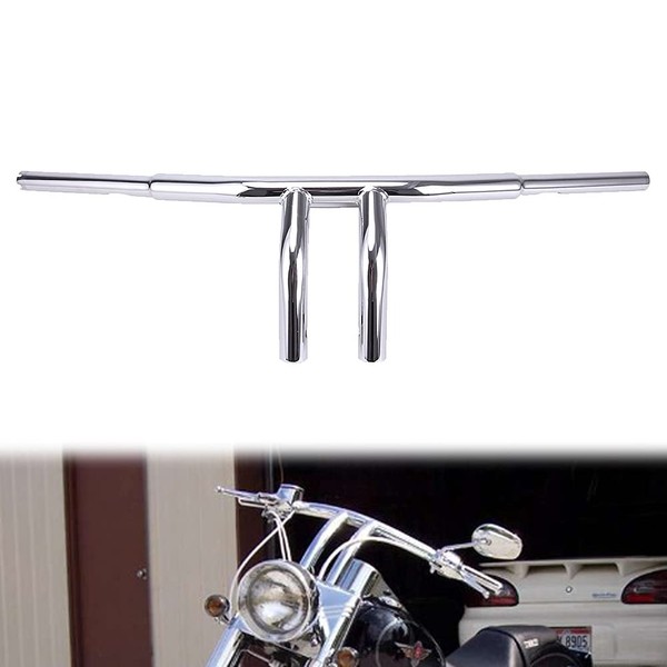 OUMURS 8" Rise T-Bar Handlebar Drag Bar - 1" &